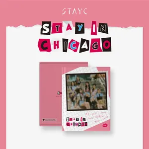 [Album KPOP ufficiale] coreano KPOP IDOL Girl Group STAYC 1ST PHOTOBOOK STAY a CHICAGO