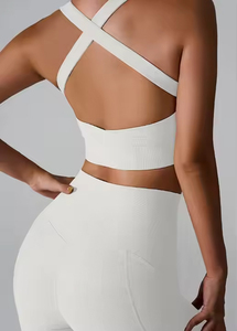 Femme vêtements de sport mode course sport gym débardeur sans manches col haut yoga hauts séchage rapide - Product Image 3
