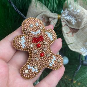 Broche de style nouveau avec un motif d'insecte perlé, broche ornée de strass, broderie perlée avec un design personnalisé - Product Image 5