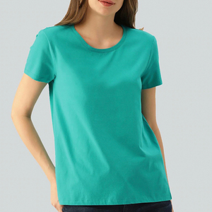 O-Neck T-shirts pour femmes T-shirts graphiques personnalisés à la mode T-shirts imprimés en coton en gros Fabricant OEM/ODM - Product Image 3