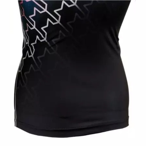 Rash Guard Sublimation Anti-UV poids lourd pour hommes Logo personnalisé Entraînement aux arts martiaux Jiu Jitsu BJJ Séchage rapide Respirant - Product Image 3