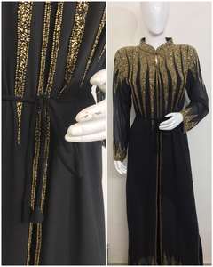 Vêtements pour femmes Robe de soirée longue de luxe de haute qualité Bodycon Elegant Beads Sequin Pattern Embroidery Evening Vacation Gown Wear - Product Image 5