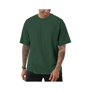 Camiseta extragrande a la moda para hombre, camisetas atléticas de cuello redondo, Camiseta básica de algodón de manga corta Premium suave informal - Product Image 5