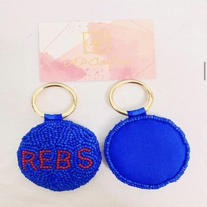 LLavero indio hecho a mano, súper práctico, personalizado, Color brillante, personalizado, llaveros con cuentas de lentejuelas, llaveros hechos a mano con cuentas - Product Image 1