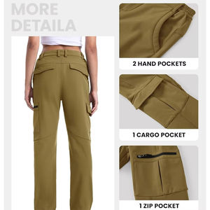 <b>women</b> sweatpants <b>fleece</b> lining lightweight relaxed fit elastic waist <b>jogger</b> trouser ideal for yoga gym lounge running and street - Product Image 4