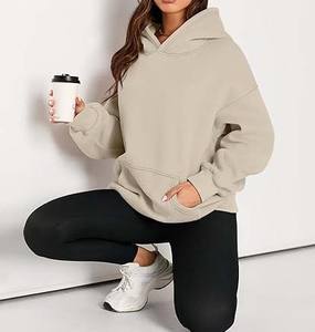 Vente en gros directe de l'industrie de la sérigraphie Sweatshirts à capuche et sweatshirts à la mode 80% 20 Sweatshirts à capuche et sweatshirts en molleton de coton - Product Image 4