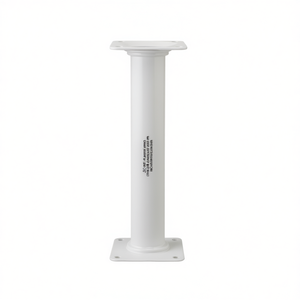 ELEMENT SYSTEM White Aluminum Furniture <b>Leg</b> 30 mm High with 400 mm Mounting Plate Pack of 4 for <b>Tables</b> - Product Image 3