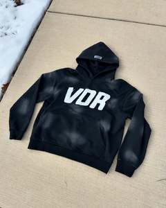 ชุดวอร์มสตรีทแวร์แบบมีฮู้ด คอลเลคชั่นฤดูหนาว ผ้าฟลีซคอตตอน 100% ทรงบ็อกซี่ ปักลายดิสเทรส ปักลายซันเฟด ขายส่ง - Product Image 3