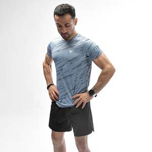 Camiseta Hercules con Cuello en V, Mezcla de Algodón y Bambú de Alta Densidad para Impresión Puff - Product Image 1