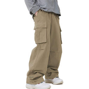 Pantalon de jogging décontracté pour homme, écologique, à séchage rapide, en molleton, 100% coton, taille mi-haute, logo brodé, pantalon ample - Product Image 5