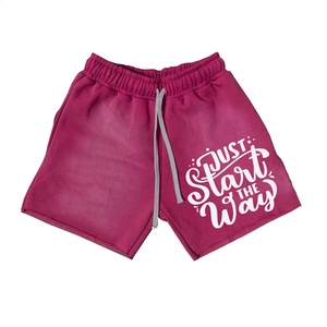 กางเกงขาสั้นผู้ชายซักได้ระบายอากาศได้ดีขอบสั้นแบบผ่าข้างใส่สบายมีกระเป๋าสองข้างสำหรับผู้ใหญ่ - Product Image 5