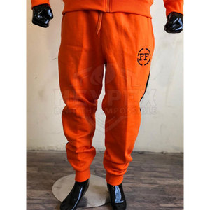 Venta al por mayor XXL hombres Joggers naranja entrenamiento chándales diseño impreso 100% algodón personalizado de talla grande camisa de los hombres para el invierno - Product Image 6