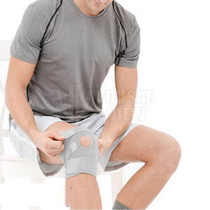 Nouveauté, genouillères d'haltérophilie réglables, genouillères unisexes, genouillères de gymnastique personnalisées OEM - Product Image 4