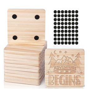 Sous-verres en ardoise en bois de haute qualité pour boissons, porte-gobelets à café et à thé, sous-verres en bois et en marbre pour produits à succès - Product Image 1