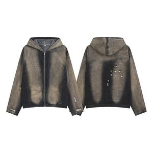 Offre Spéciale automne couleur unie hommes à manches longues fermeture éclair Hoodies avec des couleurs et des tailles personnalisées - Product Image 5