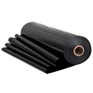 PE Construction Film, Waterproof Vapor Barrier, Concrete Curing &amp; Renovation Dustproof Builders <strong>Sheeting</strong> Black White Clear - Product Image 3