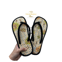 Sandalias Ecológicas Vietchoice Modelo Hilda de Pasto Marino con Forro de Algodón, Personalizables en Punta y Diseño, Alta Calidad para Verano e Invierno