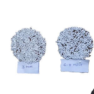 เกล็ดหินอ่อนเม็ดกลมสีขาวสะอาดปราศจากฝุ่นบรรจุมาตรฐานถุงจัมโบ้แบบหลวมธรรมชาติ - Product Image 1