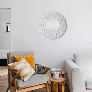 Bon thème maison minimaliste grand décoratif rustique pleine longueur en verre solide dressing suspendu et miroir de sol - Product Image 5