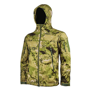 Chaqueta de Forro Polar Sherpa Personalizada para Hombre, Cortavientos, Transpirable, Cálida, con Capucha Holgada, Bolsillos con Cremallera, Diseño Sólido, para Caza, 100% Forro Polar Sherpa - Product Image 3