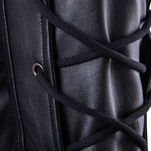 Chaqueta de Invierno 2025 para Hombre, de Cuero Genuino de Alta Calidad, con Cuello Alto, Estilo Urbano - Product Image 4