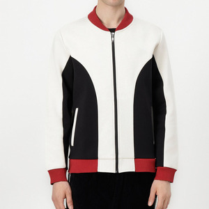 Latest Stylish Red Ribbed collar With Cuff <b>Varsity</b> <b>Jacket</b> For <b>Men</b> Button Letterman College Baseball <b>Bomber</b> <b>Jacket</b> - Product Image 1