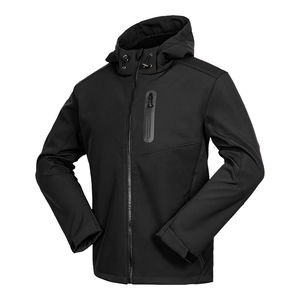 Blouson à capuche tactique softshell pour hommes de haute qualité pour la randonnée en plein air le camping tissu en toile imperméable prêt pour l'hiver - Product Image 2