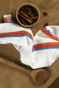 100% coton hareng os serviette pour maison plage cuisine enfant Restaurant couleur Turquoise tissé durable lin microfibre - Product Image 2