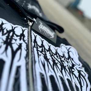 OEM Distressed Applique Embroidered Vintage <b>Hoodie</b> Heavyweight 500 Gsm French Terry Acid Wash Sun Faded <b>Zip</b> <b>up</b> Hoodies - Product Image 3