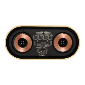 Caricabatterie Wireless in Bambù Personalizzato Nocul, Gadget USB Promozionali - Product Image 1