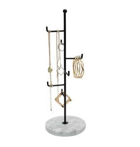 Support de bijoux en métal de qualité supérieure avec base en bois Taille et forme personnalisées Support de bijoux couleur or au prix bon marché. - Product Image 4