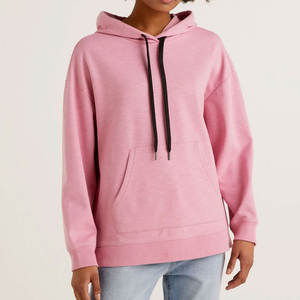 Sweat à capuche graphique personnalisé pour femme, en molleton de coton surdimensionné, style streetwear - Product Image 4