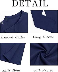 Kuchi Tribal Afghan Kurta y Pijama de algodón transpirable hecho al por mayor Dubai moda azul Afghan Kurta 2 uds traje estilo Punjabi - Product Image 5