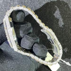 นาฬิกาแบรนด์หรูนาฬิกาประดับเพชรสำหรับผู้ชายนาฬิกาเครื่องแต่งกายแนวธุรกิจสไตล์ฮิปฮอป - Product Image 3