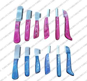 TARIQ MFG CO New arrival Professional Dog <b>Stripping</b> Knife Set Grooming Knives for Pet <b>Stripping</b> and Hair Thinning pet tools - Product Image 1