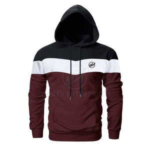 Sudadera con Capucha de Forro Polar de Color Sólido Personalizada para Hombre 2023, con Logotipo Personalizado, Teñido Liso, Secado Rápido, Ropa Urbana de Algodón para Invierno - Product Image 1