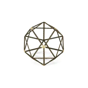 Bagues d'objets de sculpture de visage au design unique dans un style artistique pour table et décoration intérieure Pièces maîtresses en métal élégantes - Product Image 6