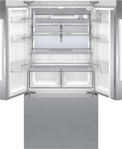 Refrigerador de Puerta Francesa de Acero Inoxidable Serie 800, 36'', Portátil, con Batería, Antihuellas, Sin Escarcha, para Exteriores y Hoteles - Product Image 1