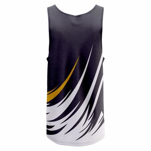 Débardeurs Athlétiques Homme Grande Taille Personnalisés Respirants en Polyester/Coton Tricoté 180g pour Musculation Entraînement Décontracté et Gym - Product Image 2