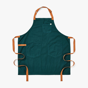 Alta calidad de impresión personalizada Embroiled Nail logo Barber Cooking Chef Canvas Denim Lino Cocina Jardín Café Delantal para Hombres Mujeres - Product Image 5
