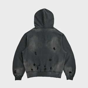 Sudadera con Capucha Personalizable para Hombre, de Algodón, con Bordado Desgastado por el Sol, Tejido de Punto, Logotipo y Talla Personalizados, Todos los Colores Disponibles - Product Image 2