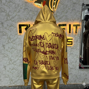 Sudadera con Capucha de Moda de Primera Calidad, Chaqueta con Cierre de Cremallera y Pedrería, Lavado Ácido Vintage, Sudadera de Forro Polar para Hombre, Estilo Urbano - Product Image 2