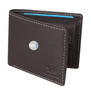 Portefeuille en cuir véritable unisexe Elite à fermeture ouverte avec emplacements pour cartes, couture élégante, fonction portable, design chic, fabrication indienne - Product Image 4