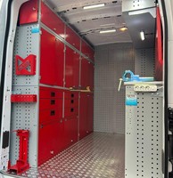 Système de rangement modulaire en métal de haute qualité pour fourgonnette, amovible, structure démontable, 12 tiroirs, électrostatique, OEM