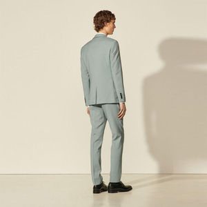 Costume de mariage pour homme, pantalon, veste, smoking 3 pièces, blazer, vêtements de mode de mariage, pantalon de costume ajusté, veste de costume - Product Image 5