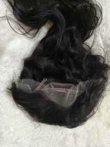 Venta al por mayor barato rizado HD Glueless encaje Frontal pelucas onda de pelo humano transparente suizo encaje Frontal pelucas 360 pelucas pre arrancadas - Product Image 6