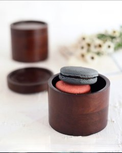 Premium Quality Handcrafted Natural Wood Color Eco-Friendly <b>Kitchen</b> <b>Storage</b> Jar Flip Top Lid Dry Fruit <b>Storage</b> <b>Container</b> Carton - Product Image 3