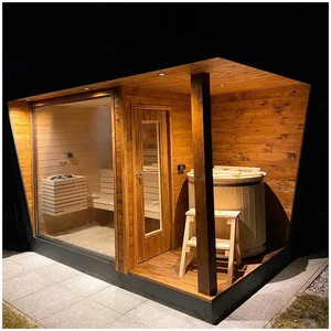 Combinado de Lujo de <span class=keywords><strong>Sauna</strong></span> <span class=keywords><strong>y</strong></span> <span class=keywords><strong>Jacuzzi</strong></span> para Exterior, Perfecto para el Hogar, Resorts <span class=keywords><strong>y</strong></span> Centros de Bienestar - Product Image 3