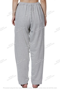 Pantalon de pyjama en coton modal de haute qualité vêtements de nuit respirants et confortables vêtements de détente pour l'été automne printemps en bleu vert - Product Image 5