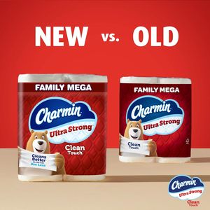 Charmin-กระดาษชำระที่แข็งแกร่งเป็นพิเศษสัมผัสที่สะอาด24ม้วนล้านครอบครัว = 120ม้วนปกติ - Product Image 5